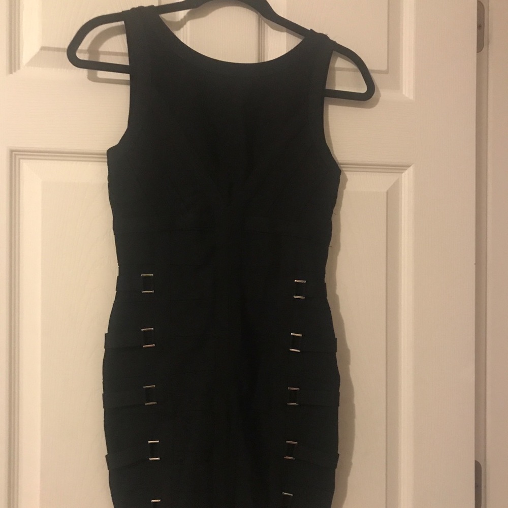 Bebe Black spandex cocktail dress never worn
